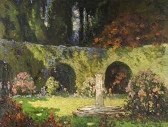 In an Old-World Garden (Thomas Edwin Mostyn) - Muzeo.com
