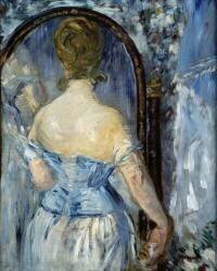 In Front of the Mirror (Edouard Manet) - Muzeo.com