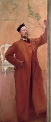 In Front of the Mirror: Self Portrait (Carl Larsson) - Muzeo.com