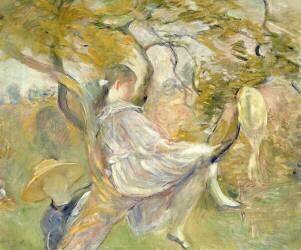 In the Apple Tree (Berthe Morisot) - Muzeo.com