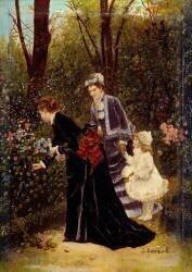 In the garden (Jean Béraud) - Muzeo.com