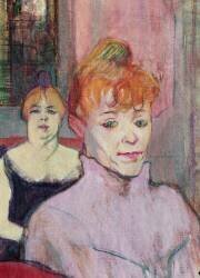 In the Salon of the Rue des Moulins (Henri de Toulouse-Lautrec) - Muzeo.com
