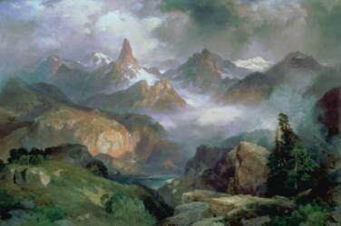 Index Peak, Yellowstone National Park (Thomas Moran) - Muzeo.com