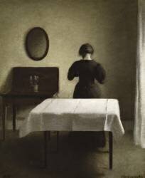 Interior (Vilhelm Hammershoi) - Muzeo.com