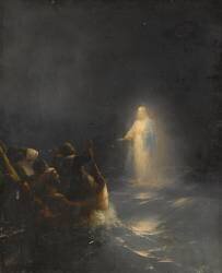 Jesus Walks on Water (Ivan Aivazovsky) - Muzeo.com