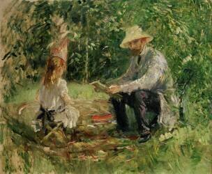 Julie and Eugène Manet (Berthe Morisot) - Muzeo.com
