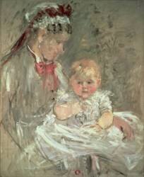 Julie Manet and her Nurse (Berthe Morisot) - Muzeo.com