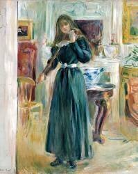 Julie playing the violin (Berthe Morisot) - Muzeo.com