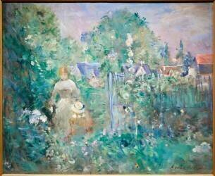 La Barriere a Bougival (Berthe Morisot) - Muzeo.com