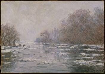 La Débâcle près de Vetheuil (Claude Monet) - Muzeo.com