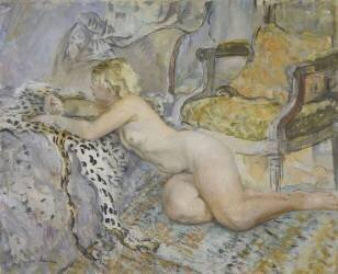 La femme au collier (Henri Lebasque) - Muzeo.com