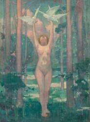 La Femme aux colombes (Maurice Denis) - Muzeo.com