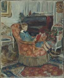La lecture ou l'enfant au livre (Etienne Moreau-Nélaton) - Muzeo.com