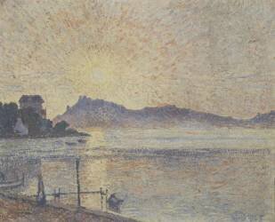 La Pointe de Cougoussa (Lucien Pissarro) - Muzeo.com