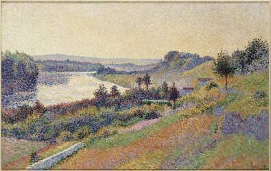 La Seine à Herblay (Maximilien Luce) - Muzeo.com