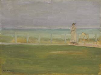 Lady at the Beach (Max Liebermann) - Muzeo.com