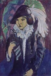 Lady in the Park (Ernst Ludwig Kirchner) - Muzeo.com