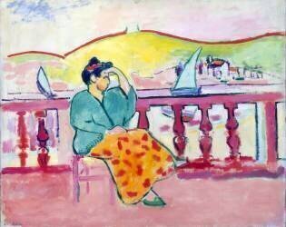 Lady on the terrace (Henri Matisse) - Muzeo.com