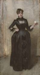 Lady with the Rose (Charlotte Louise Burckhardt) (John Singer Sargent) - Muzeo.com