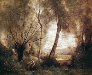 Landscape (Jean-Baptiste Camille Corot) - Muzeo.com