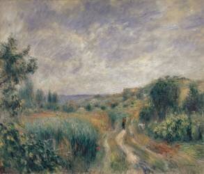 Landscape around Essoyes (Auguste Renoir) - Muzeo.com