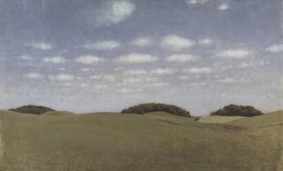 Landscape from Lejre (Vilhelm Hammershoi) - Muzeo.com