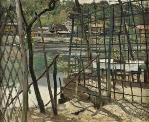 Landscape from Meudon (Hjalmer Eilif Emanuel...) - Muzeo.com