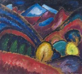 Landscape, Murnau, Germany (Alexej von Jawlensky) - Muzeo.com