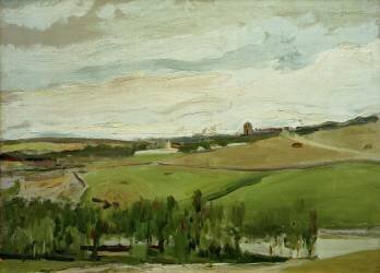 Landscape study (Joaquin Sorolla y Bastida) - Muzeo.com
