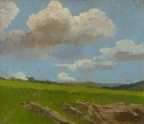 Landscape with clouds (Laszlo Mednyanszky) - Muzeo.com