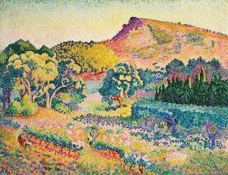Landscape with Le Cap Negre (Henri-Edmond Cross) - Muzeo.com