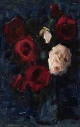 Large Still-Life : Roses II (Alexej von Jawlensky) - Muzeo.com