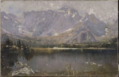 Le Lac de Weissenfels (Guglielmo Ciardi) - Muzeo.com