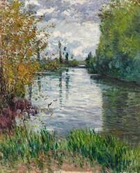 Le Petit bras de la Seine en automne (Gustave Caillebotte) - Muzeo.com