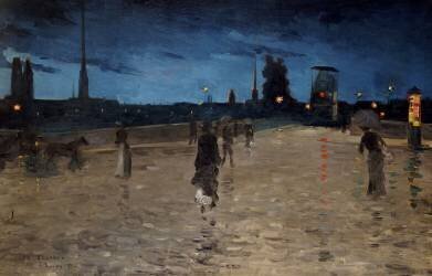 Le Pont de Pierre (Charles Angrand) - Muzeo.com