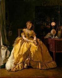 Le retour du bal (Alfred Stevens) - Muzeo.com