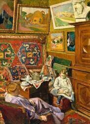 Le thé dans l'atelier (George-Daniel de Monfreid) - Muzeo.com
