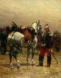 Le trompette au repos (Alphonse de Neuville) - Muzeo.com