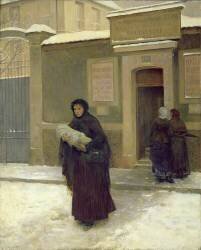 Leaving the Maternity Hospital (Guillaume Albert Demarest) - Muzeo.com
