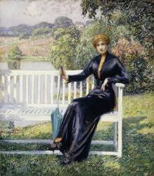 Lois in the Garden (Henry Willson) - Muzeo.com