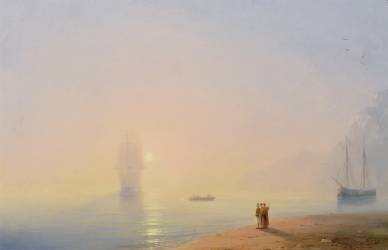 Looking at the Black Sea (Ivan Aivazovsky) - Muzeo.com