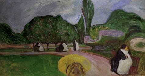 Lovers in the Park (Edvard Munch) - Muzeo.com