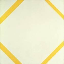 Lozenge Composition with Four Yellow Lines (Piet Mondrian) - Muzeo.com