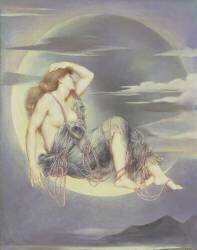 Luna (Evelyn de Morgan) - Muzeo.com