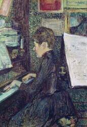 Mademoiselle Dihau (Henri de Toulouse-Lautrec) - Muzeo.com