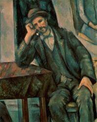 Man Smoking a Pipe (Paul Cézanne) - Muzeo.com
