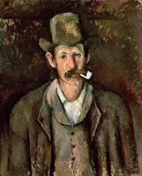 Man with a Pipe (Paul Cézanne) - Muzeo.com