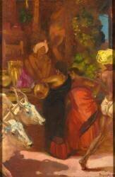 Marchand de fruits à Madura, Inde (Albert Besnard) - Muzeo.com