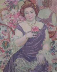Marthe with a Rose (Maurice Denis) - Muzeo.com