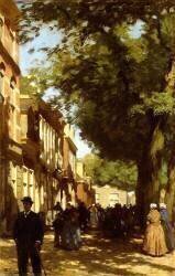 Midday on a Busy City Street (Willem Bastiaan Tholen) - Muzeo.com